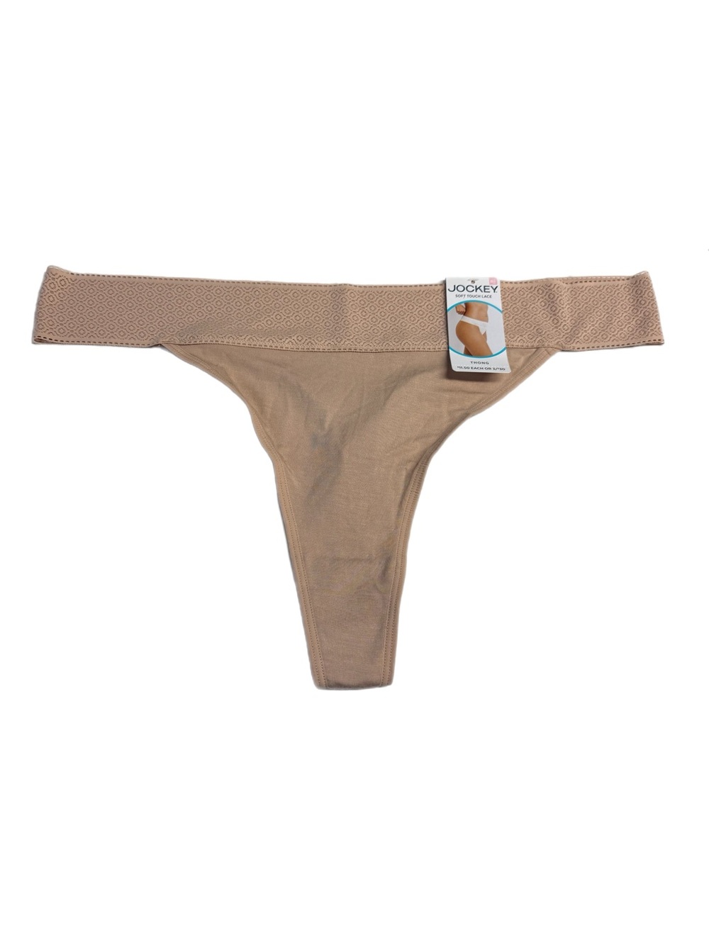 JOCKEY Soft Touch Lace Modal Thong - 3XL Size 10